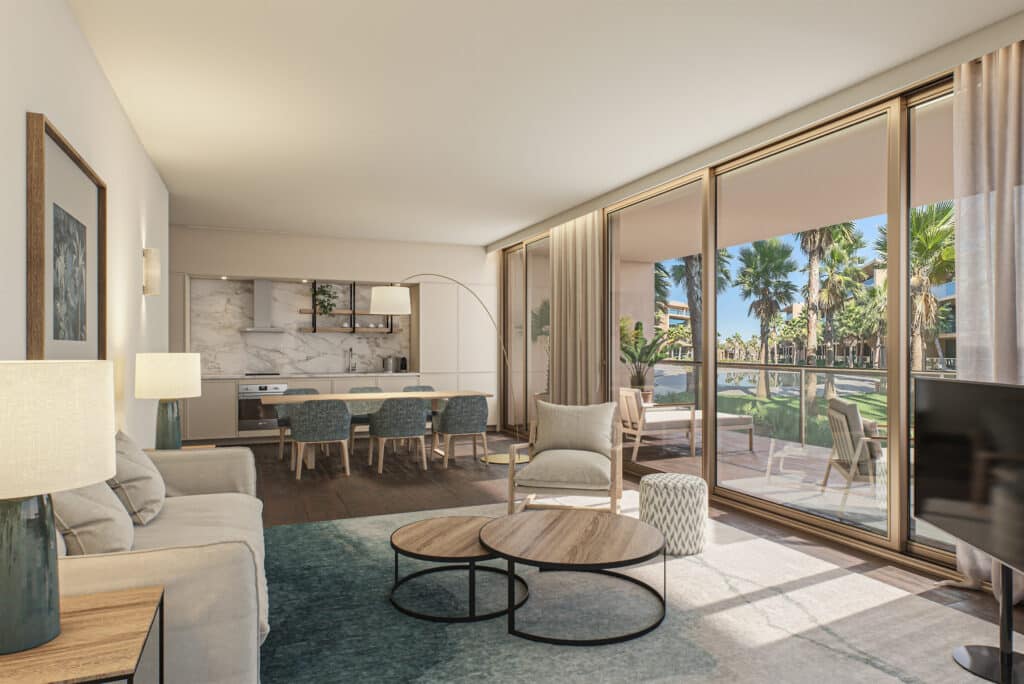 Marriott Residences living room