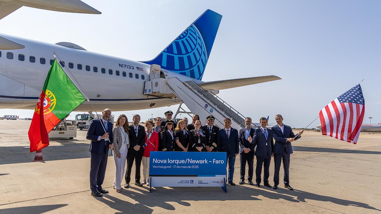 United Airlines lands in Faro, linking Algarve to USA for first time