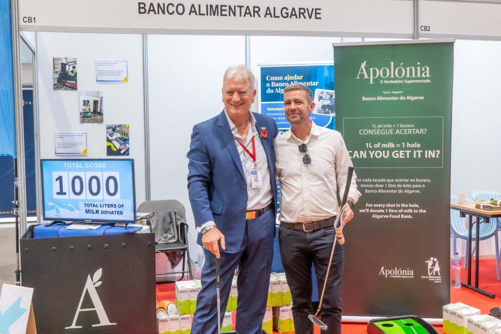 afpop CEO Michael Reeve with the president of the Algarve Tourism Board, André Gomes