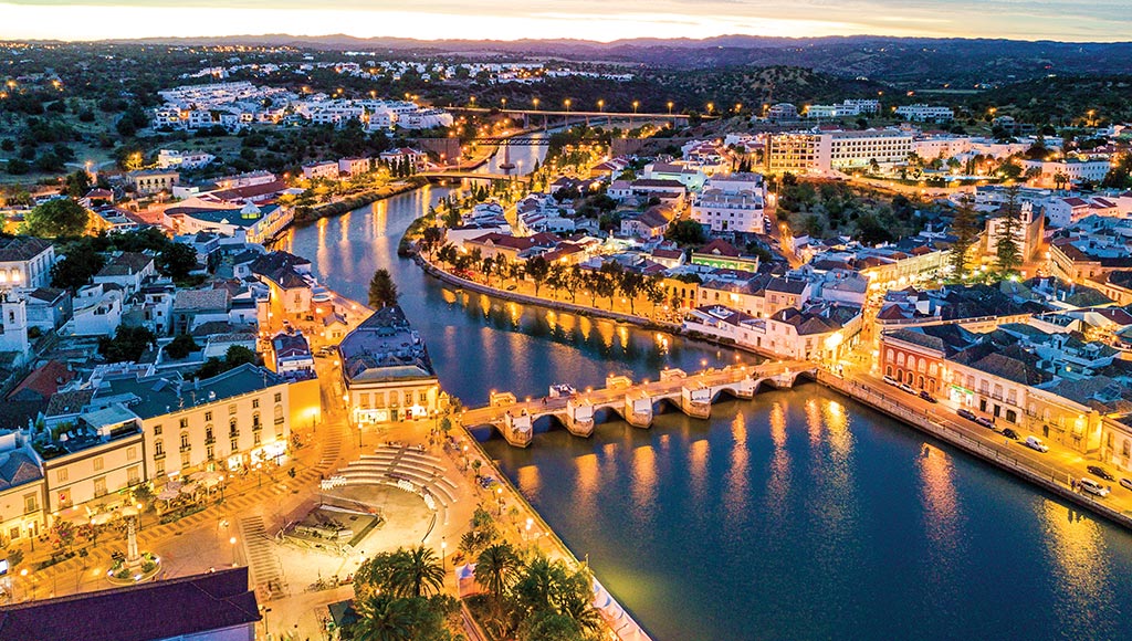 Aerail view of part of Porto in Portugal, where Blevins Franks have offices