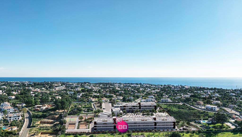 Panoramic view of The Court, a development by Carvoeiro Branco