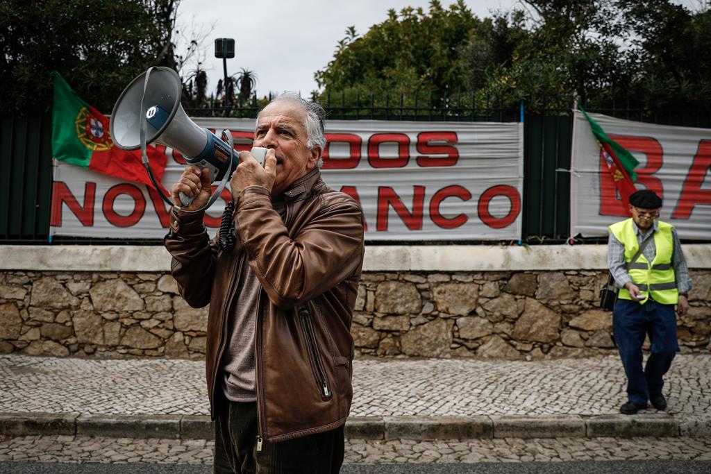Image from one of the many demonstrations waged by victims of the BES bank collapse, Rodrigo Antunes/ Lusa