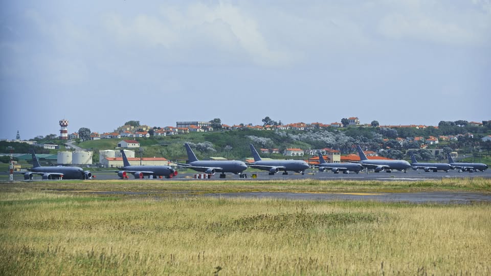 The 12 refuelling aircraft arrived earlier this week