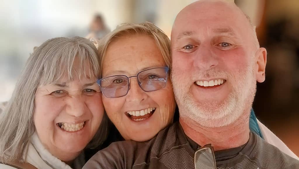 Karen, Jenny and Derek