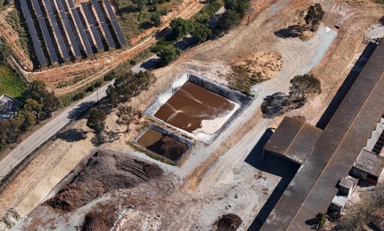 A bird's eye view of the offending site, courtesy of Setúbal town council