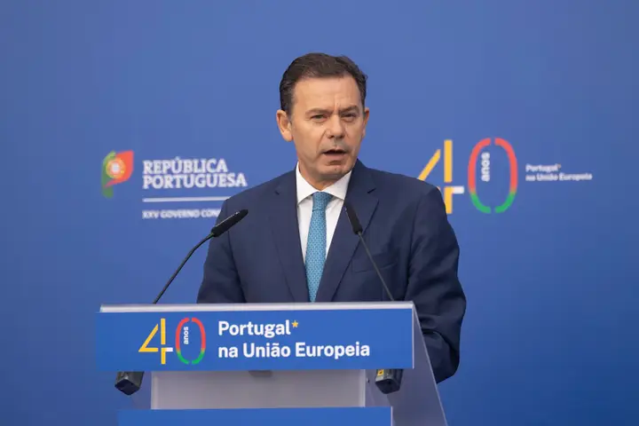 PM today, commemorating Portugal's 40 years in the European Union. IMage: José Sena Goulão