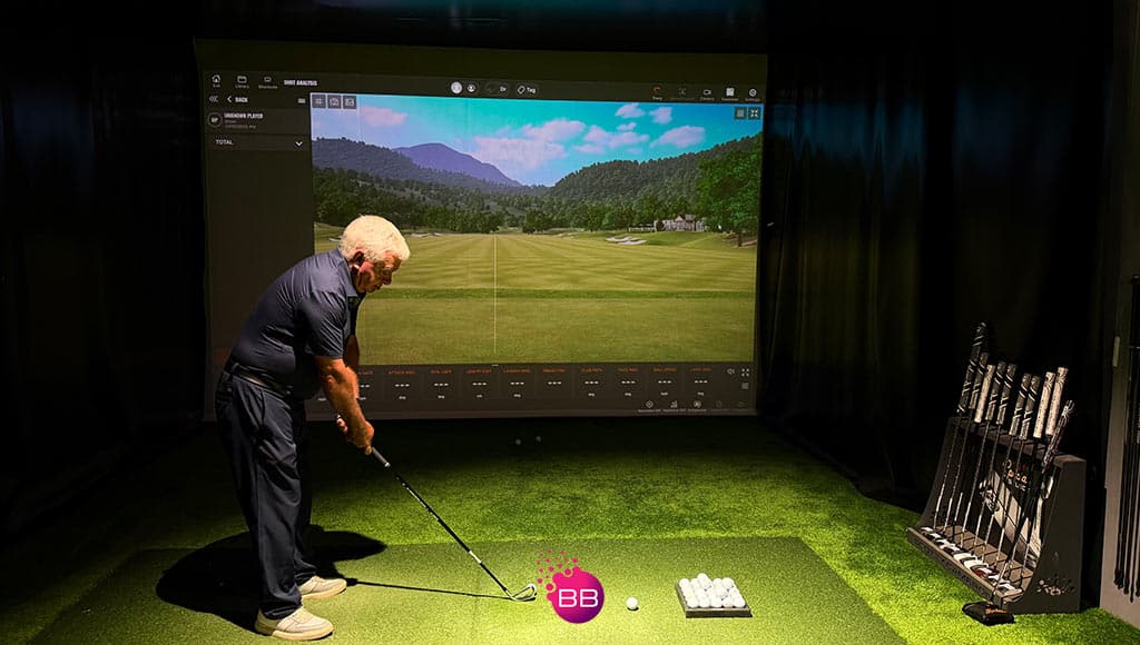 Photo of a man using the Nevada Bob’s Club Fitting Studio