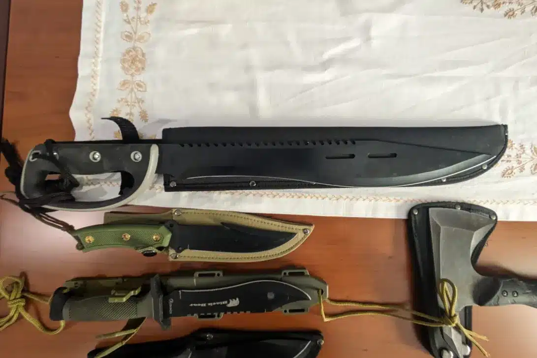 Just some of the weapons seized by PJ police in 'Operation Disarm 3D' earlier this month. Image: PJ police