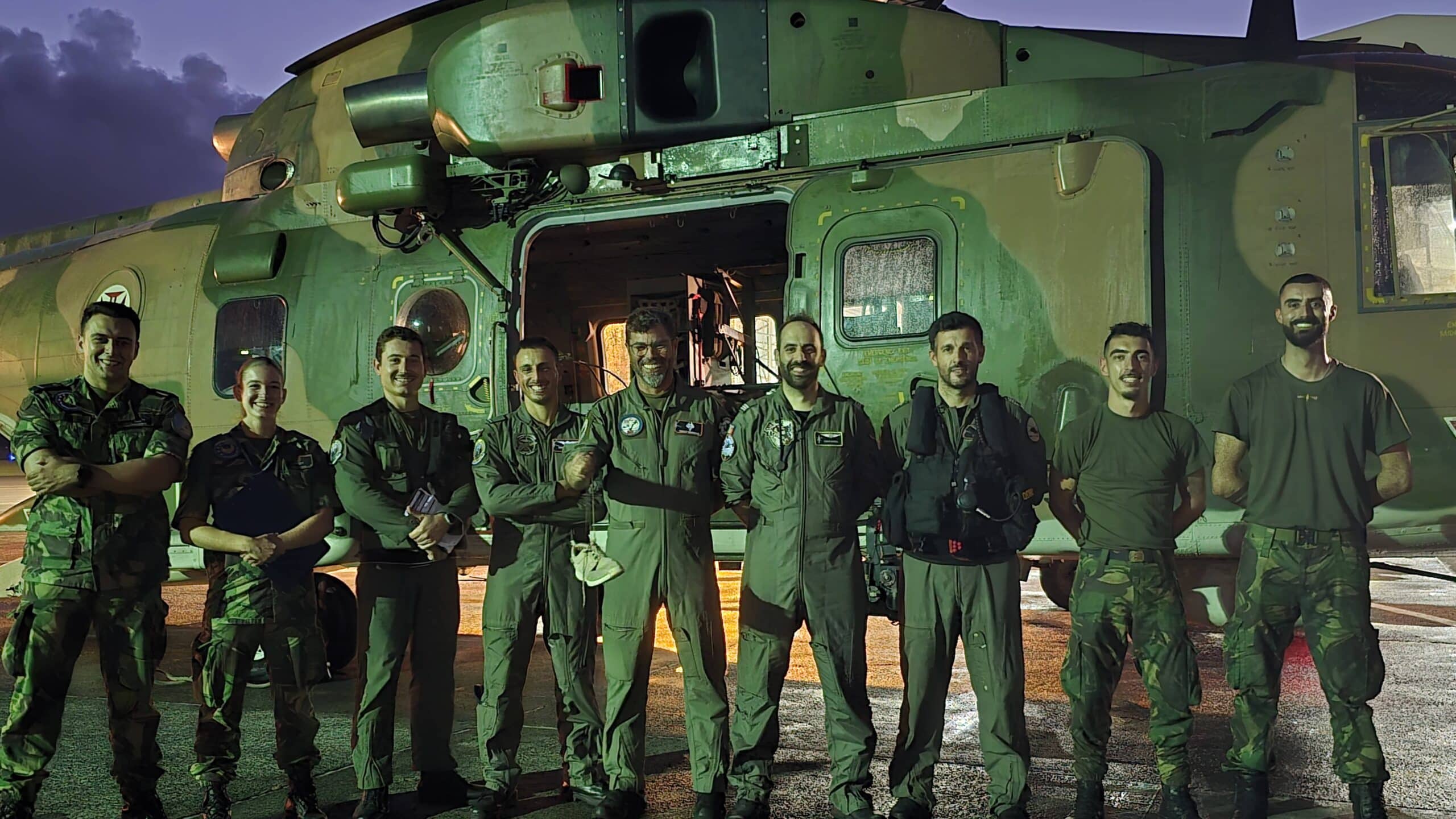 Mission Accomplished: the Air Force team that saved the life of a 31-year-old Dutch tourist who decided to climb Portugal's highest mountain in the Azores this week