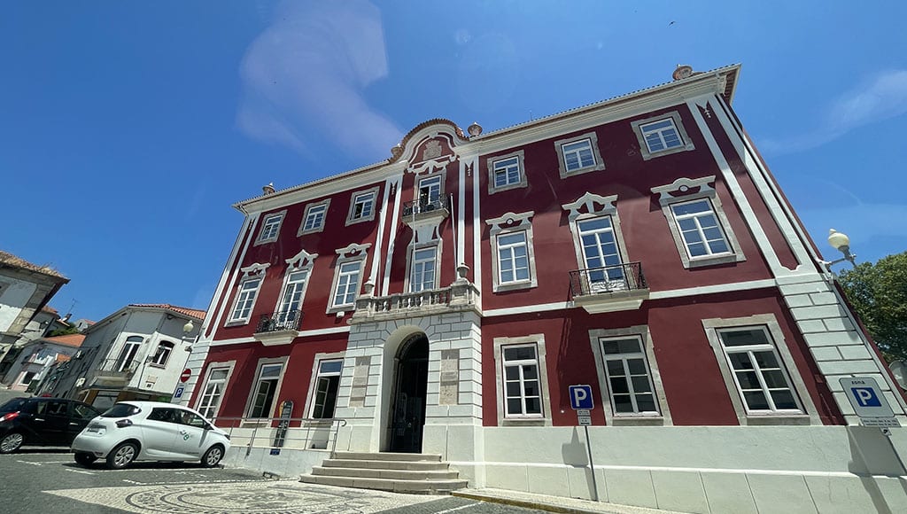 The council building, rebuilt in the 1930s