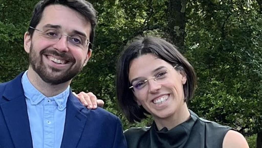 Maria Malheiro (with husband Vitor Costa) Founders of Portugal Door, and Carl's Portuguese Language allies