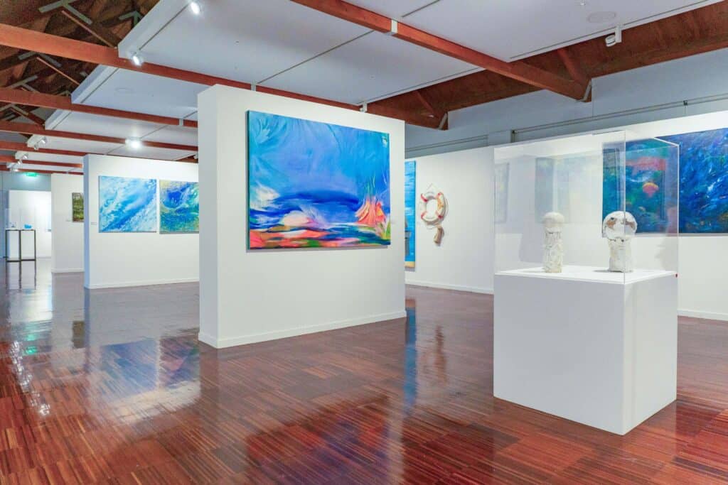 Planeta Azul - Blue Planet at the Portimão Museum, photo Eric Roth