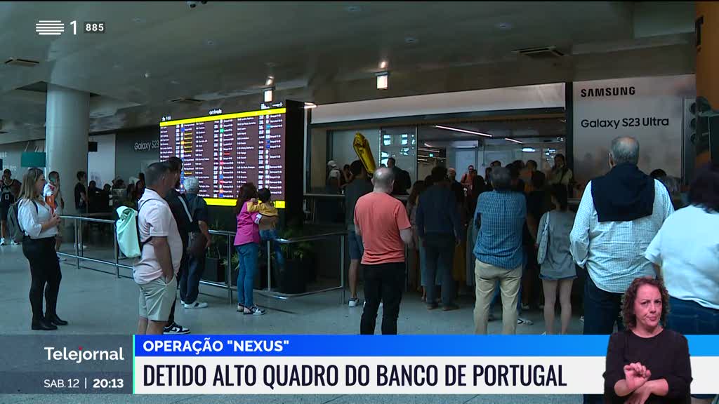 Bank of Portugal employee arrested on arrival at Lisbon airport