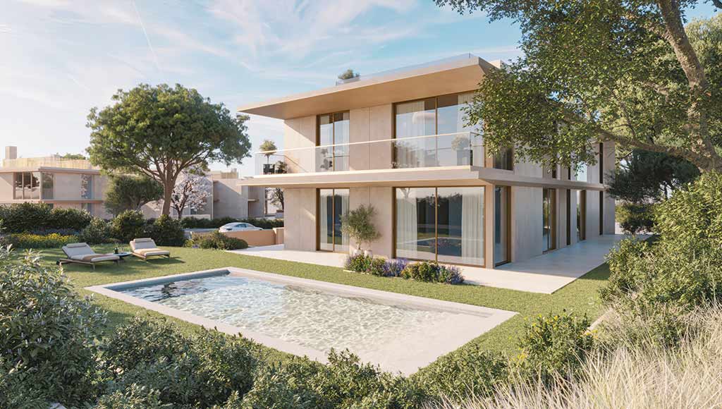 The outside of one of the villas at The Residences Vale do Lobo