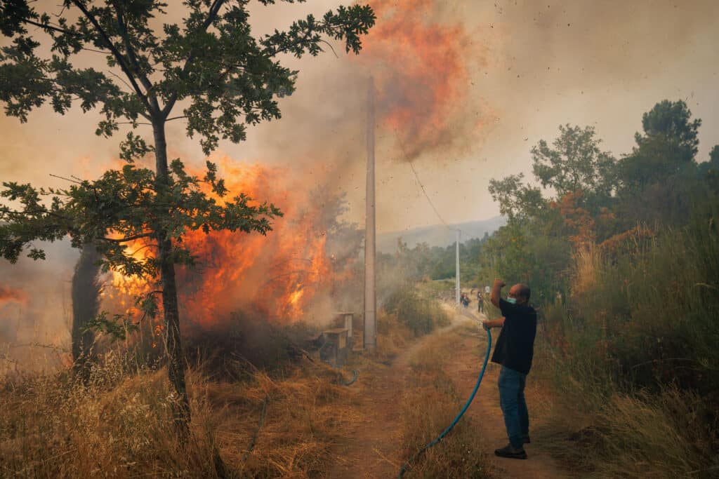 Incêndio na Aldeia de Gontães, Vila Real