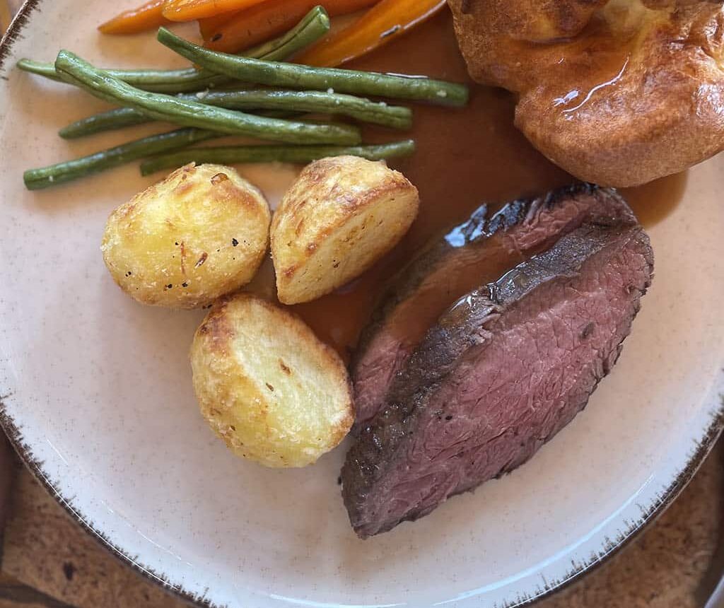 A picanha roast plate