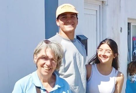 Jenny, Joe and friend