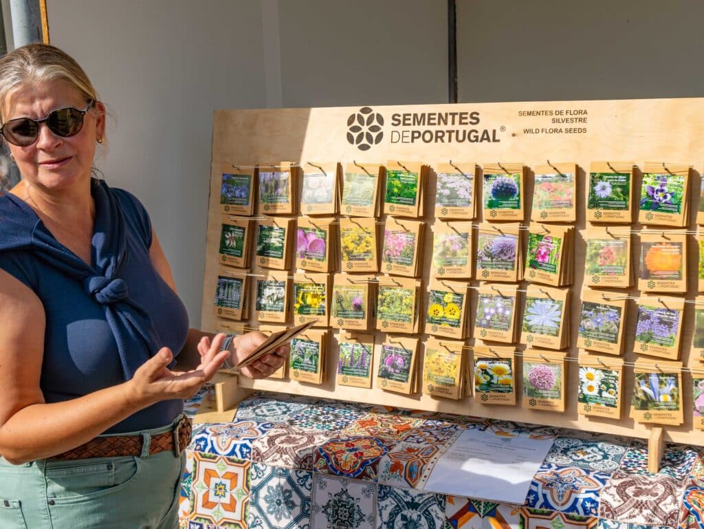 Sementes de Portugal seed display - Photo Eric Roth