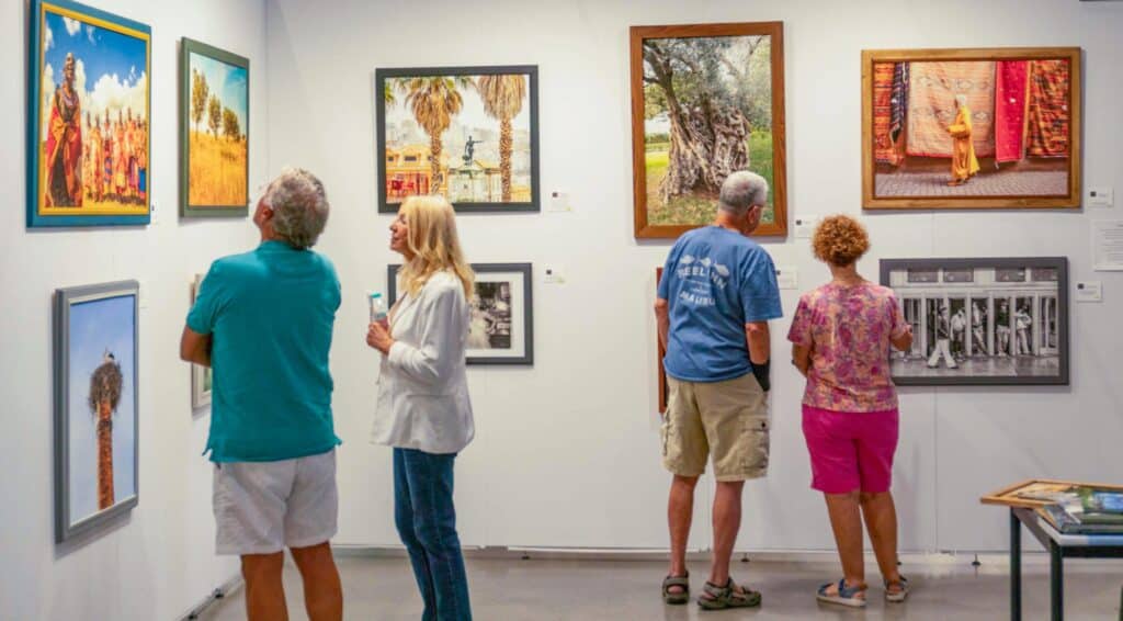 Visitors at Art Expo Algarve 2024