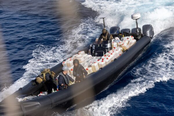 A typical 'narco launch' - this one having already been seized by Portuguese authorities patrolling the south coast