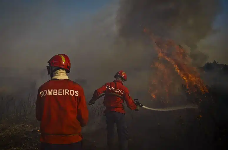 Image of firefighting in north of country, Mário Cruz/ Lusa