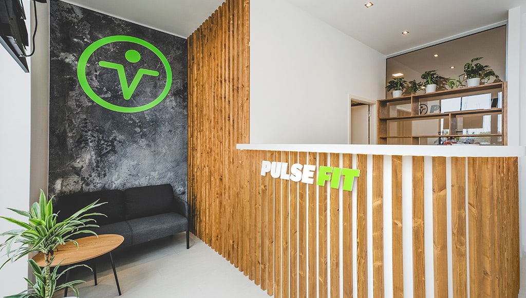 View of the entrance of the Pulse Fit space in Lagos