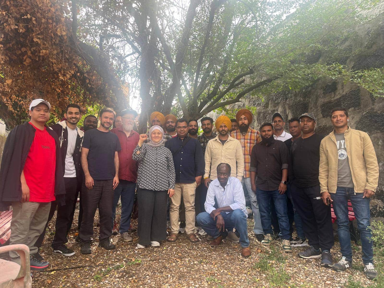 The Porto 'delegation' whose appeals for critical mass on Wednesday September 17 can be found on the Solidariedade Imigrante Facebook page