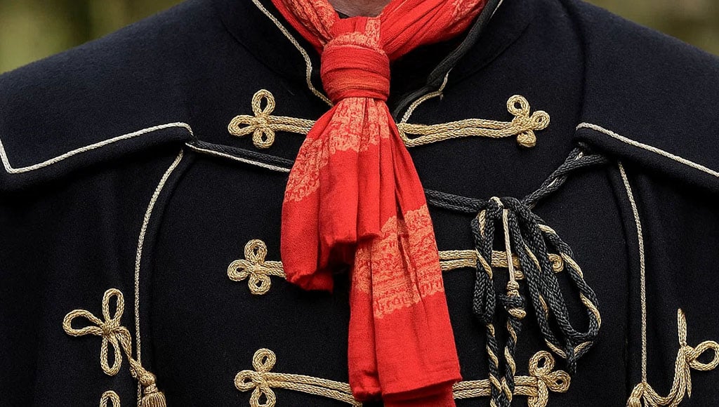 Depiction of the uniform worn by the Croats during the Thirty Years' War