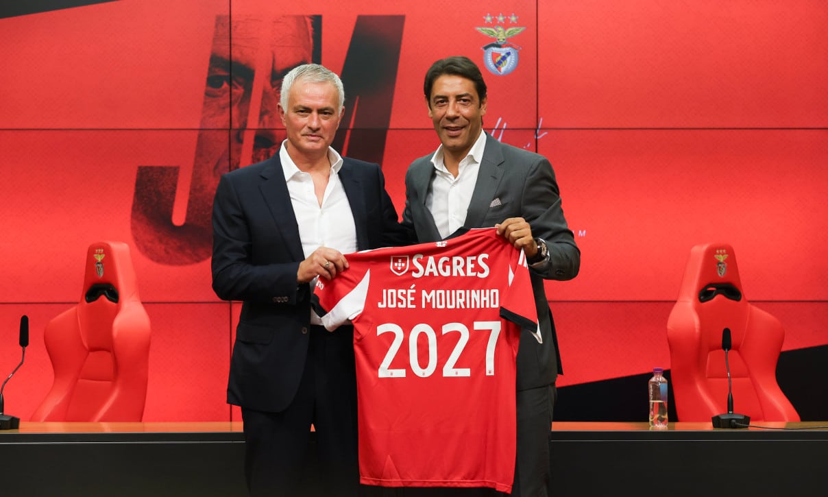 José Mourinho officially unveiled as new Benfica coach