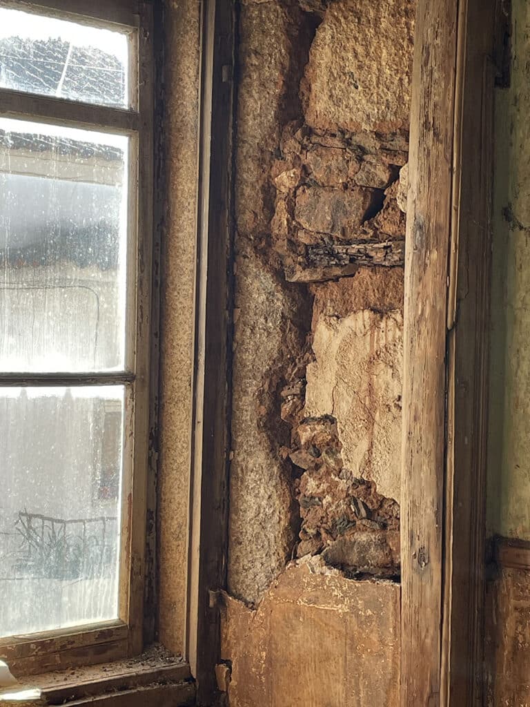Survey reveals decades of water damage in this 1800s mansion