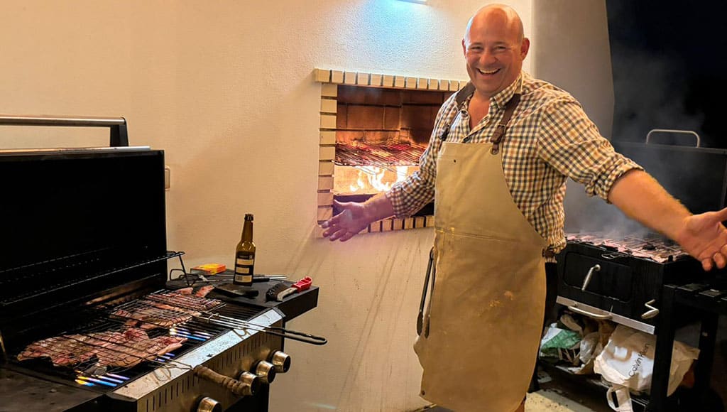 Fish grill: our plaice has soul and a breaming braai-chef