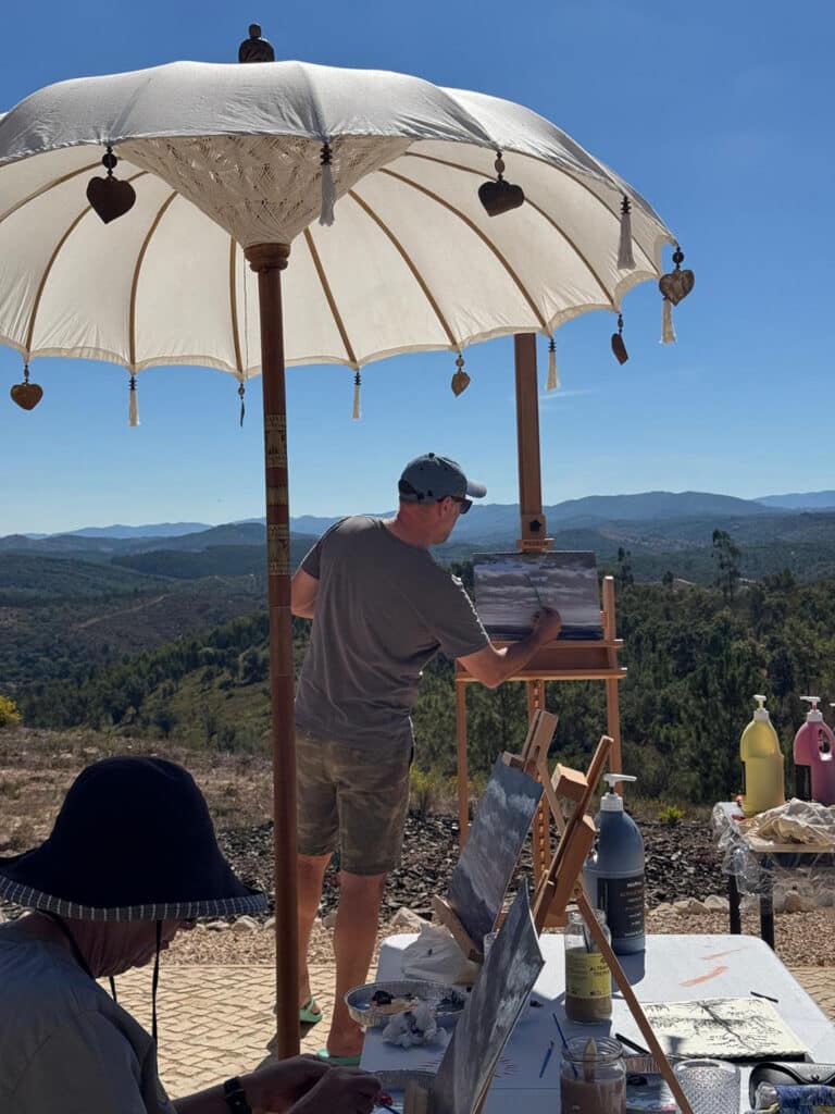 Class view: Ed in the clouds for this class