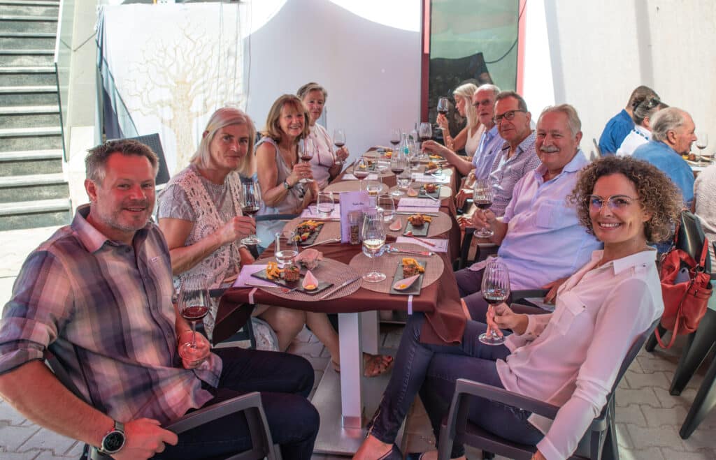 Meerlust tasting and lunch at La Villa