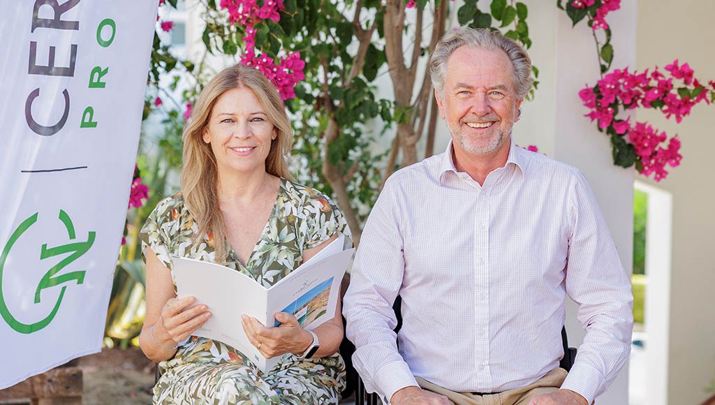 Ana and Robert, the management team behind Cerro Novo real estate agency