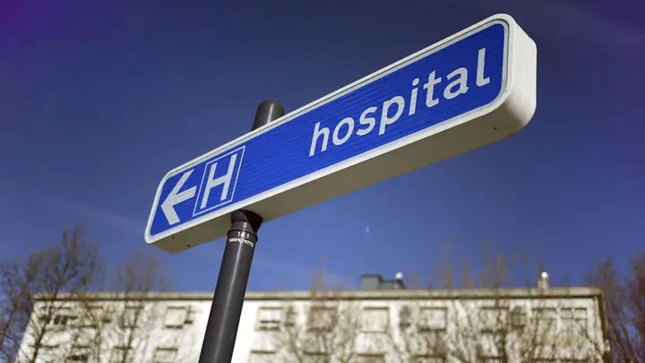 Hospital sign