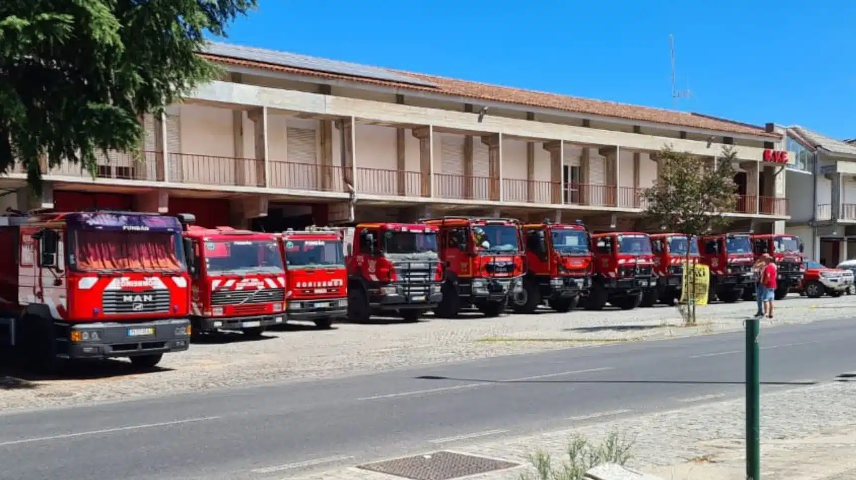 Image from Fundão fire station's Facebook page