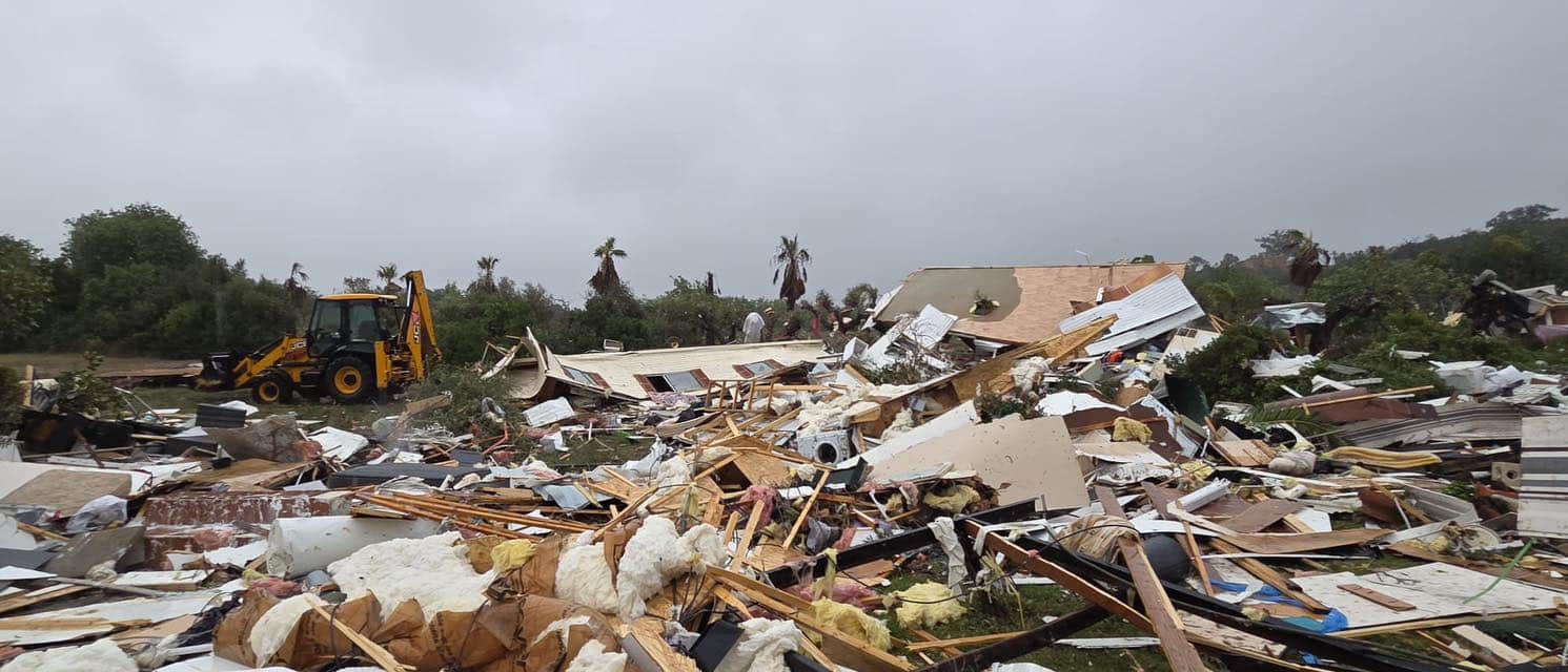Albufeira Campsite destroyed by tornado
