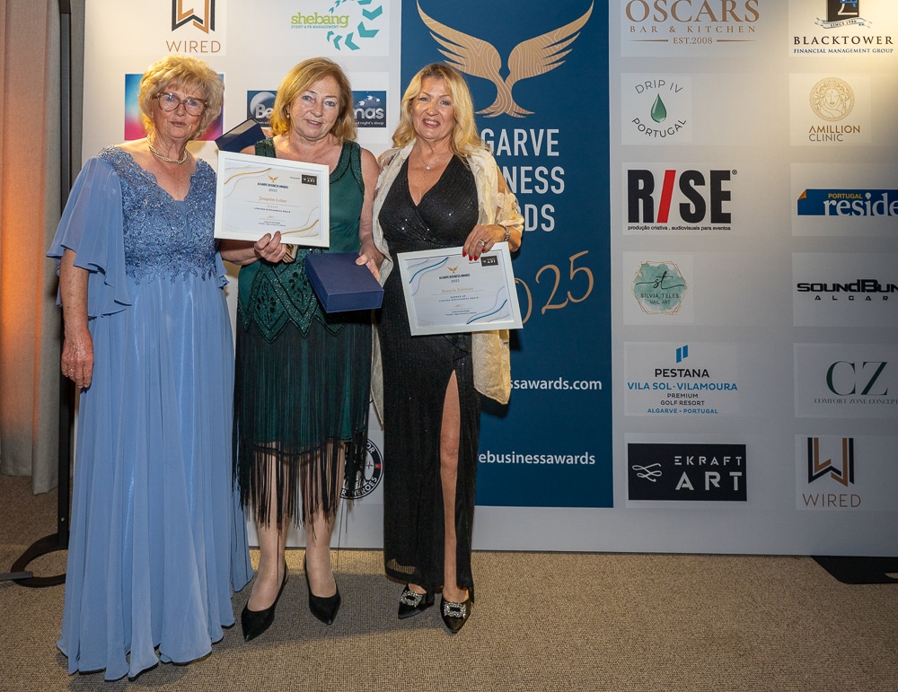 Algarve Business Awards (2) - Beverley Gibbons, Gabi Shepherd and Manuela Robinson