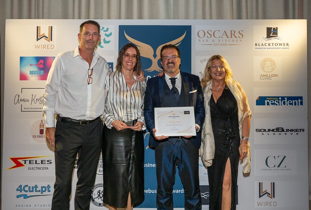Algarve Business Awards (6) - Nick Robinson, Ricardo and Fátima (All Finance Matters) and Manuela Robinson