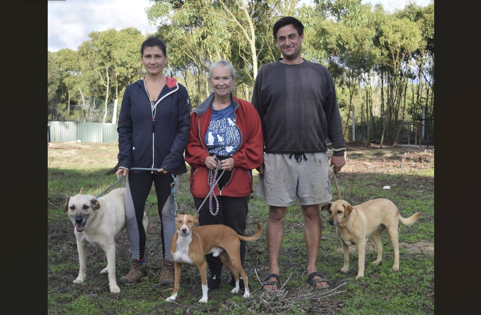 Mayday shelter - Kat, Karen and Tom
