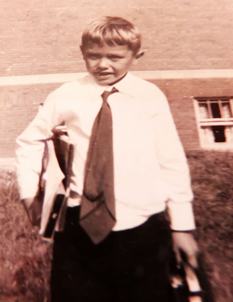 Pat, 74 years ago when he was in first grade