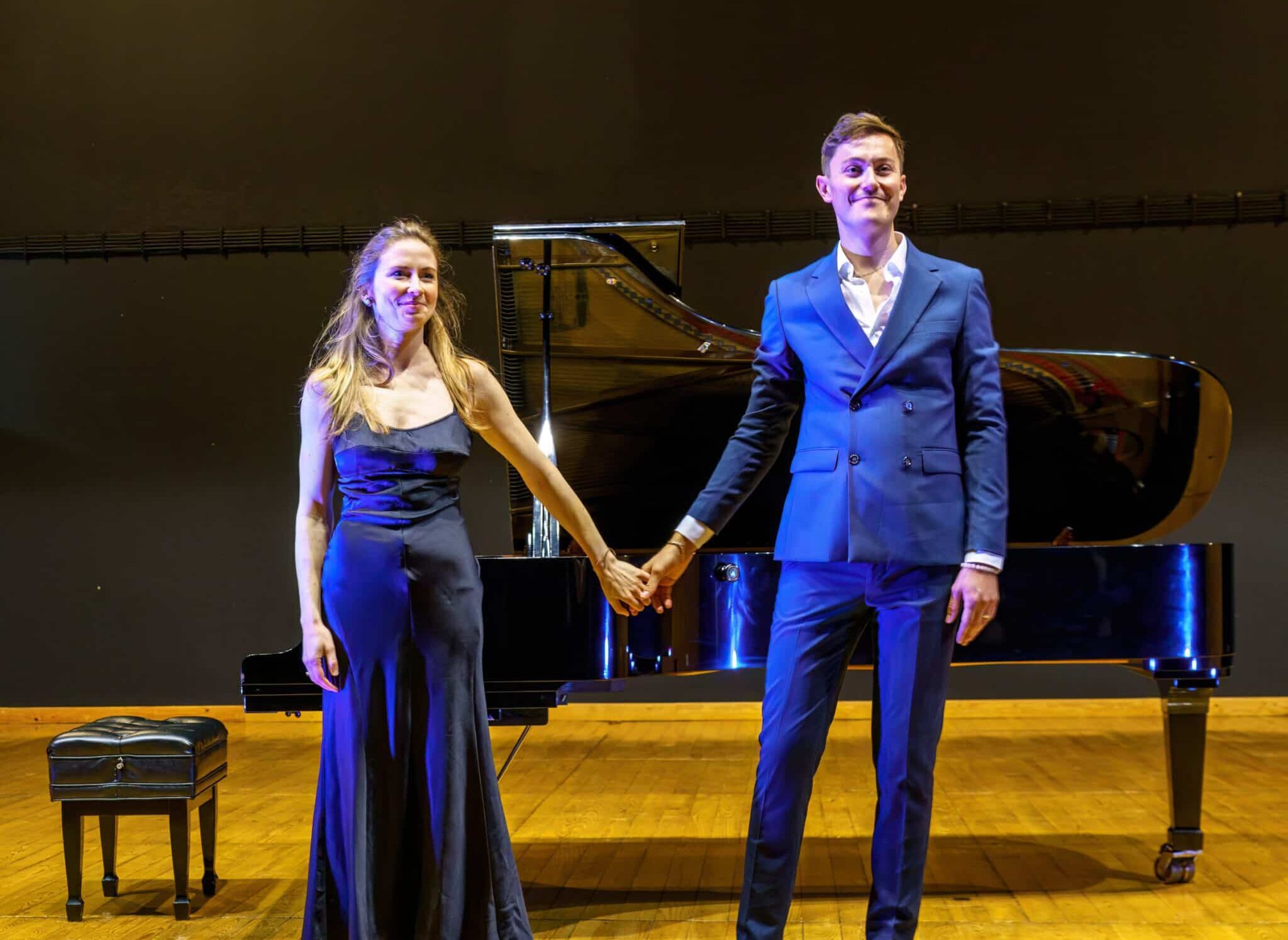 Pianist Elenora Pertz and baritone Äneas Humm