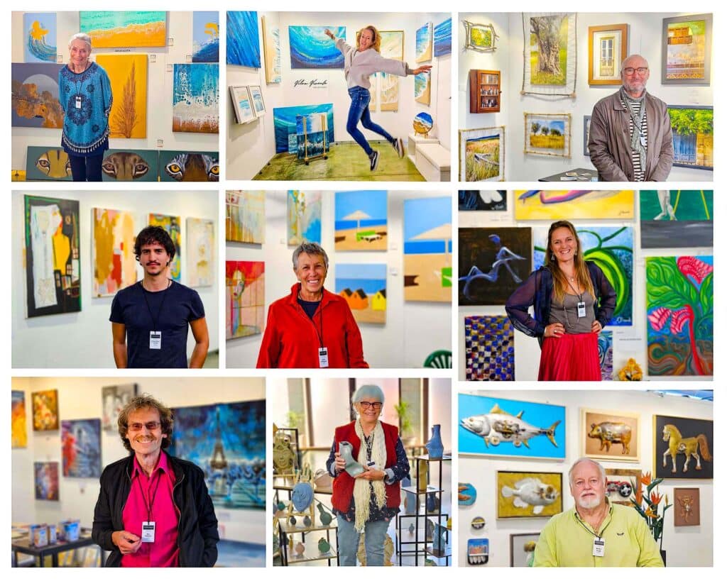 Some artists of Art Expo Algarve Montage