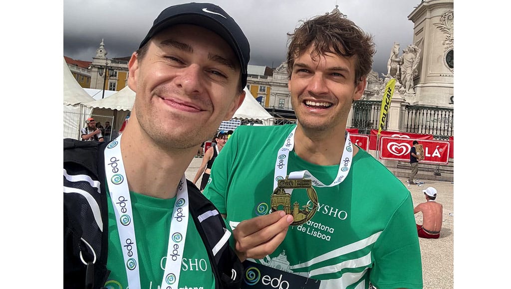 The finish line at Terreiro do Paço