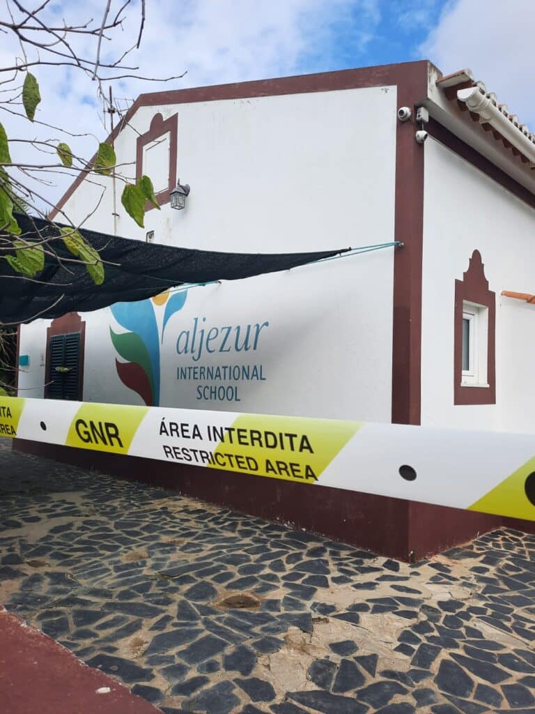 Aljezur International School is still 'taped up like a crime scene'