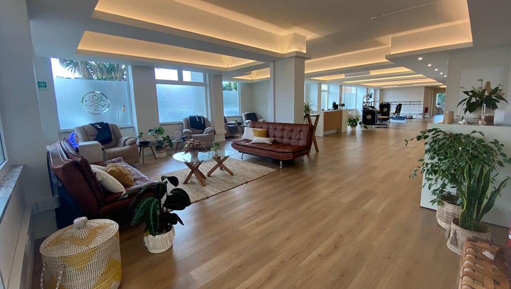 View of the inside of OsteoStrong Lagos