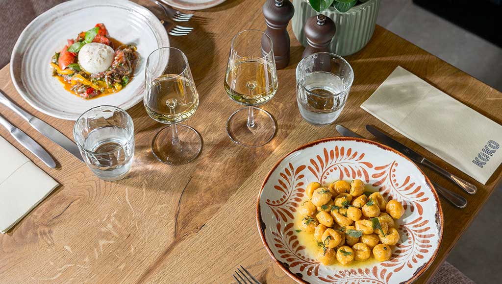 Photo of a meal served at Quinta do Lago's Koko, where golf and lifestyle meet