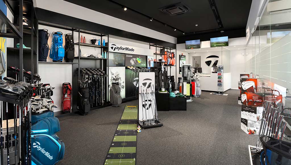 The inside of a store in Quinta do Lago for golf and lifestyle aficionados