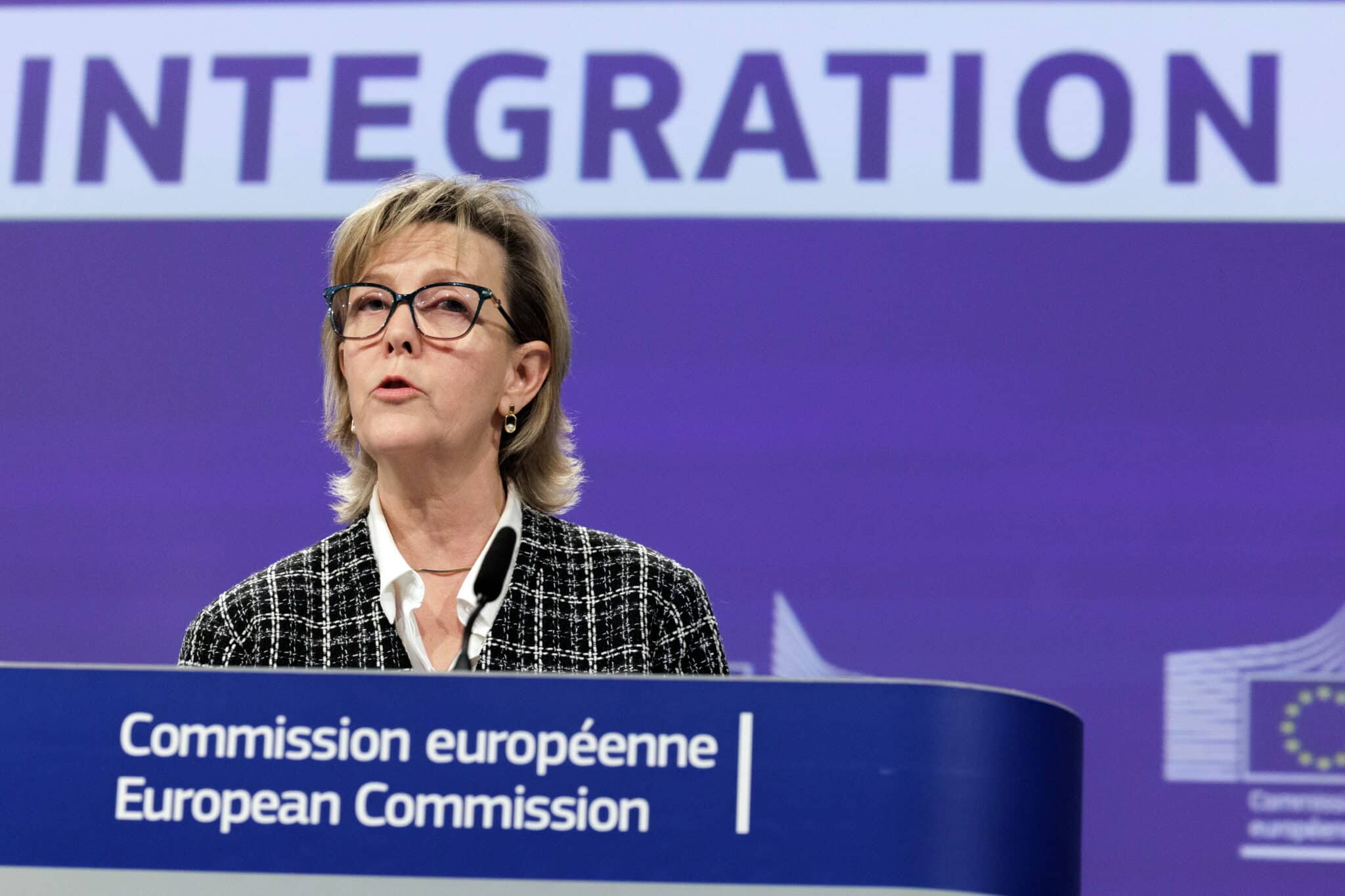 European Commission press conference on the Market Integration Package in Brussels