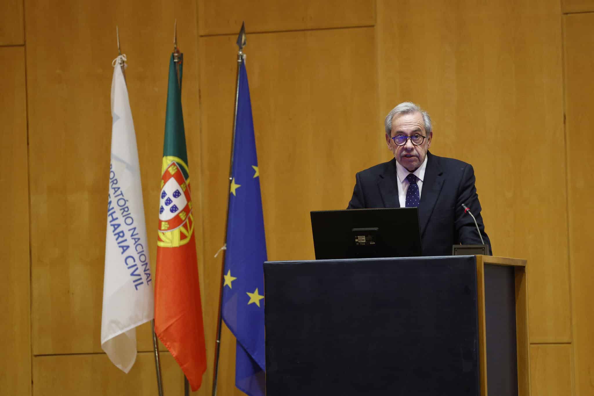 Carlos Mineiro Alves, pictured in December 2023, when he chaired the Monitoring Committee of the independent technical commission for the expansion of airport capacity in the Lisbon region - Photo: António Pedro Santos/Lusa